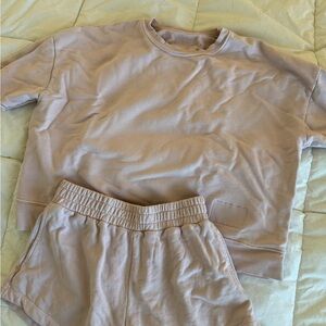 DAILY DRILLS Short Sleeve Set in Lady Bird XS/S